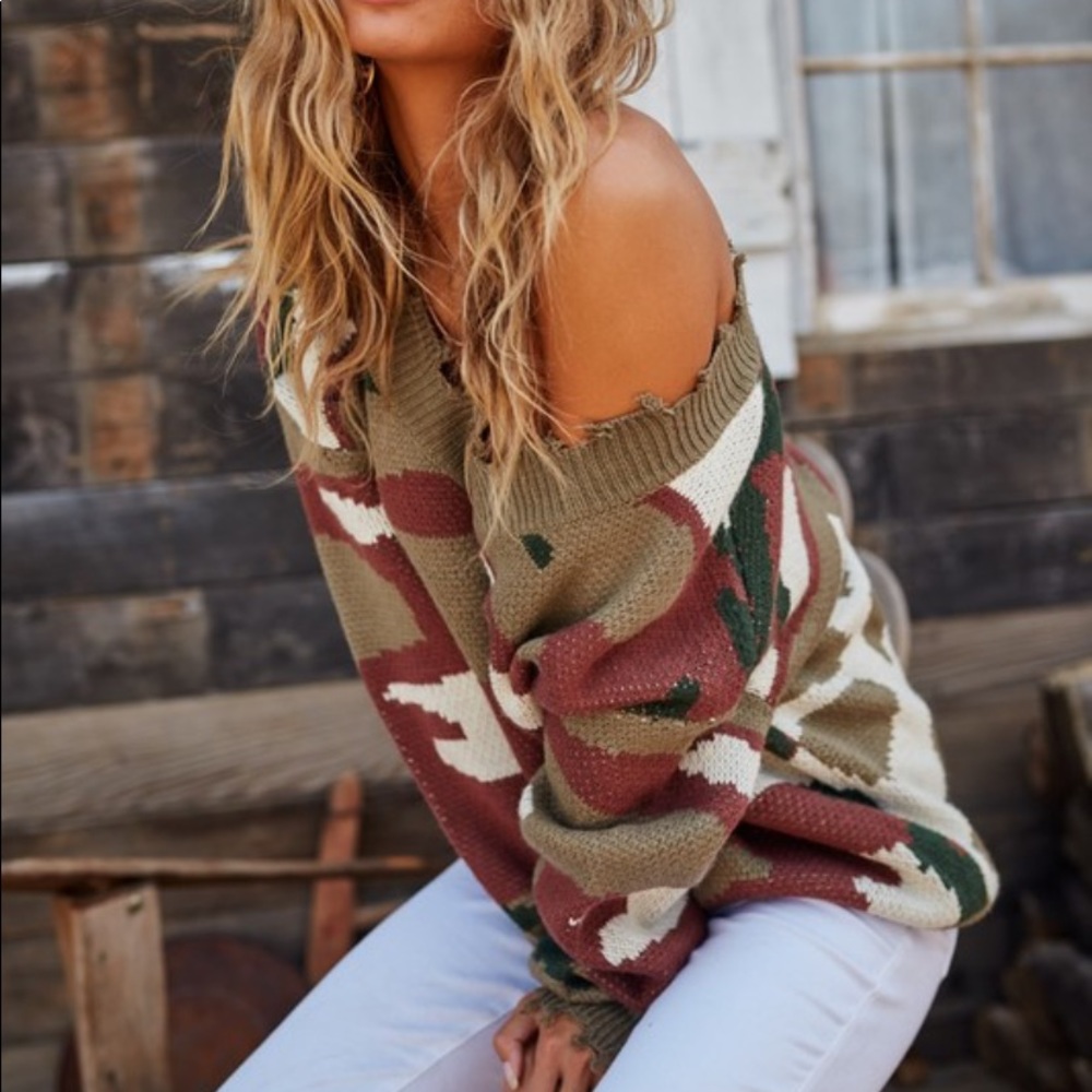 Camo sweater - Picture 4 of 4